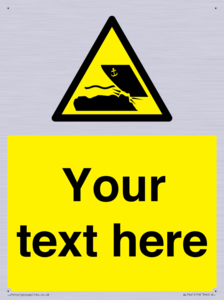 Custom Warning submerged objects in watercraft areas